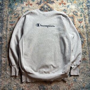 Vintage Champion Spellout Crewneck Size XXL